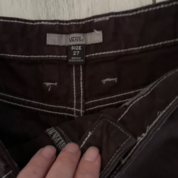 Vans  Women’s Cargo Pants Size 27 Y2K style  distressed - Picture 4 of 10